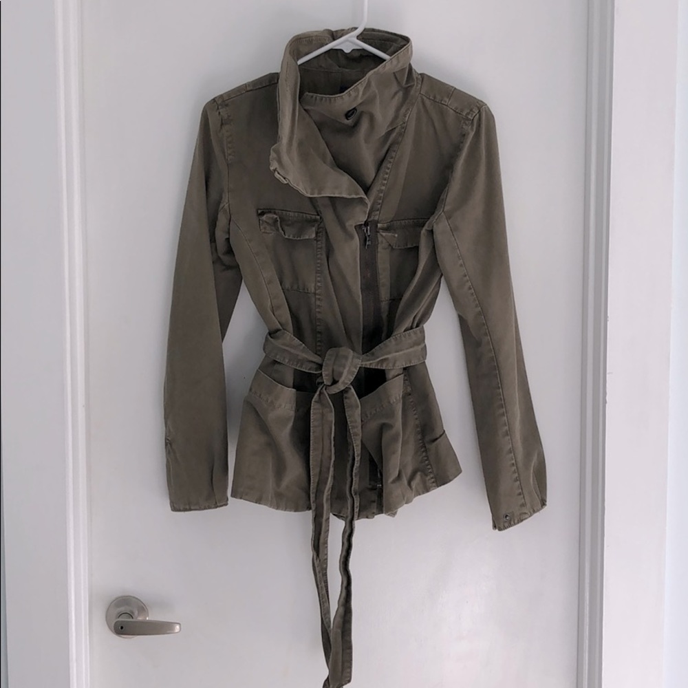 Olive Green Car Coat by Gap